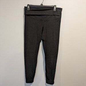 old navy active hi-rise legging full length fold over waistband medium